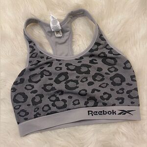 Leopard print Reebok sports bra size medium
